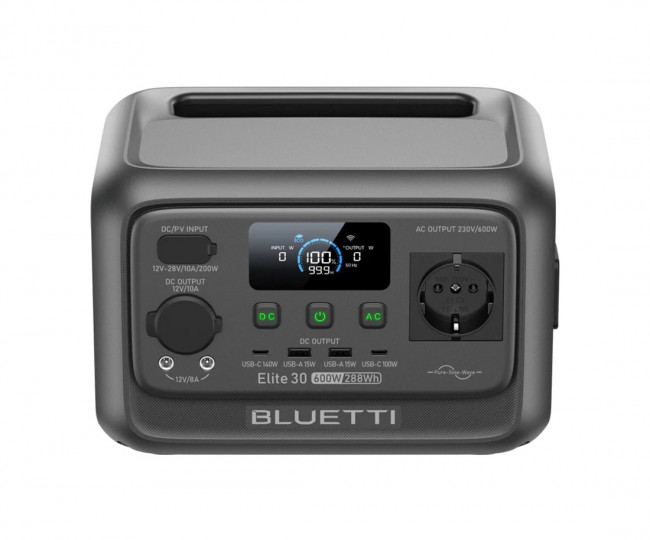 Зарядна станція BLUETTI Elite 30 V2 600W 288Wh (P-EL30V2-EU-GY-BL-010)